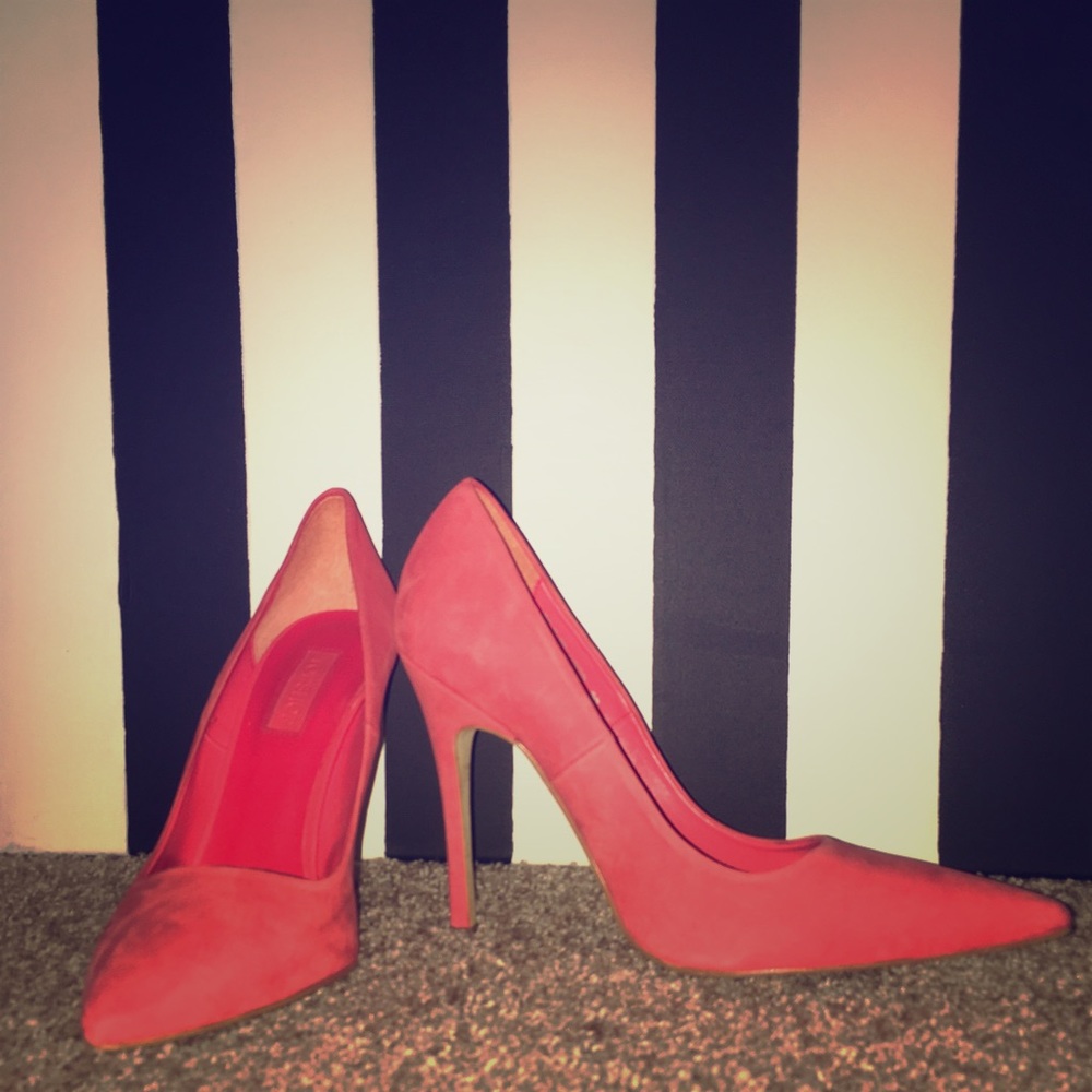 Topshop Coral Pumps
